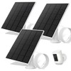 Solar Panel for Security Camera, Small Solar Panel Charger, Compatible