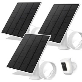 Solar Panel for Security Camera, Small Solar Panel Charger, Compatible with Ring