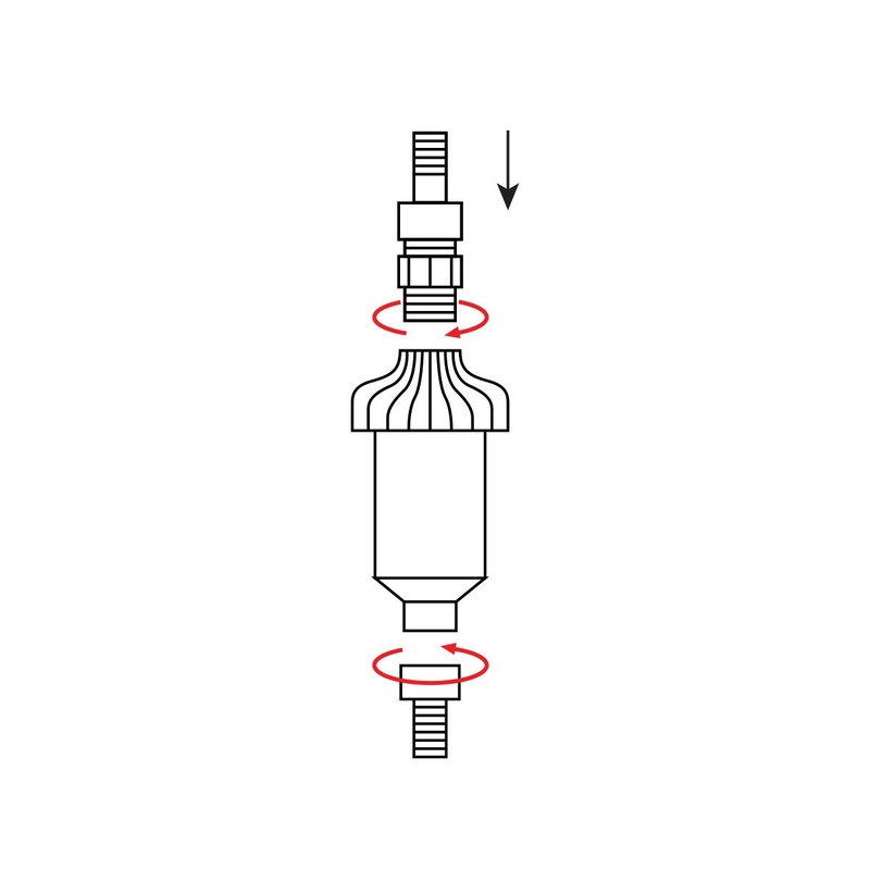 Neutral Acid Filter Neutralises the acid condensate generated by the