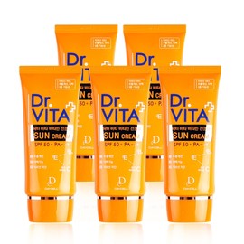 Non-sticky Daycell Dr. Vita Vitamin Sun Cream 50g × 5 / 끈적임 없는 데이셀 닥터비타 비타민 선크림 50g × 5개
