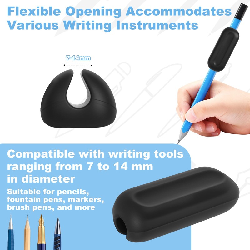 Weighted Pencil Grips, 3 Pack 1oz Silicone Handwriting Aid for