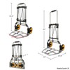 Dolly Cart with Collapsible Handle - Folding Hand Truck with