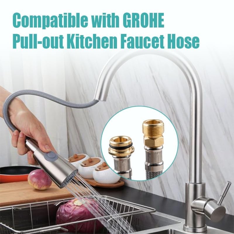 Kitchen Faucet Hose Replacement Parts for Grohe 48293000 Flexible Faucet