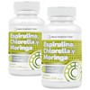 HEALTHADDICTION - 2 Pack Complejo de Espirulina, Chlorella y Moringa,