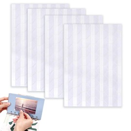 Photo Corners, Self Adhesive Photo Corners for Scrapbooking Clear Picture Mounting Corners Stickers for DIY Scrapbook, Album, Journal, Memory Books - Clear 408pcs, 4 Sheet