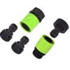 Set of 5 Complete Garden Hose Quick Connect Kit Plastic