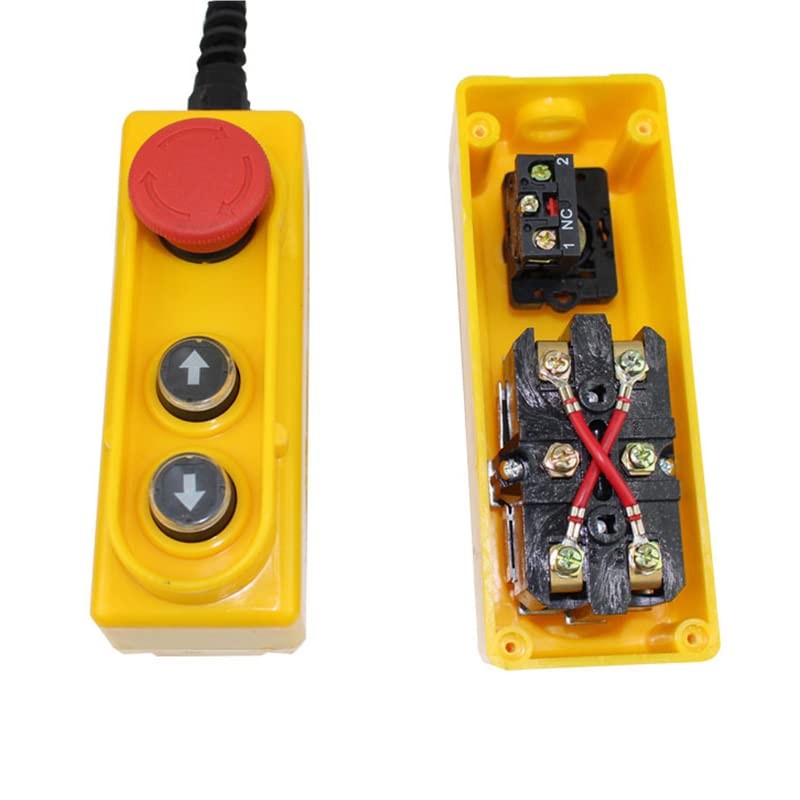 Crane Lifting Trailer Controller, Waterproof Lifting Crane Push Button Switch