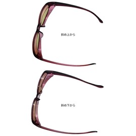 Face Trick Glasses, Pollen Allergy Countermeasure Sunglasses, IRKGLG, Near Infrared Reduction, Blue Light Reduction, UV Reduction, Anti-fog Treatment, High Performance Sabae Manufactured Lenses, Black Frame, Light Green Lenses -