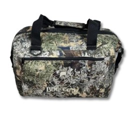 BUC-ee’s Soft Cooler Bag – Insulated Lunch Bag for Men & Women | Portable, Leakproof, Lightweight, Adjustable Shoulder Strap Tote Bag Organizer for Work, Travel, Camping & Beach (Camo, 24 Can)