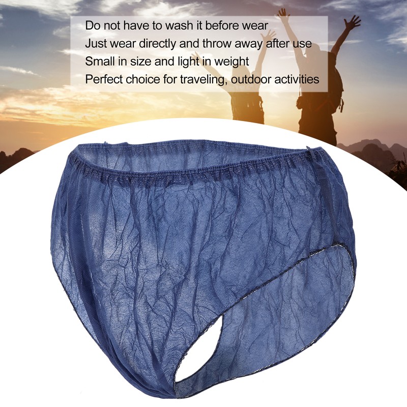 50pcs Women's Disposable Panties Non Woven Fabric Breathable Soft Underwear