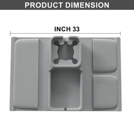 S V Premium Couch Cup Holder – Smart Armrest Tray for Sofa, Bed & Recliner | Adjustable Non-Slip Drink Holder Fits Cups, Bottles, Cans | No Spills, No Mess, Just Convenience