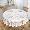 Keeawou Thanksgiving Fall Round Tablecloth - 60 Inch | Water