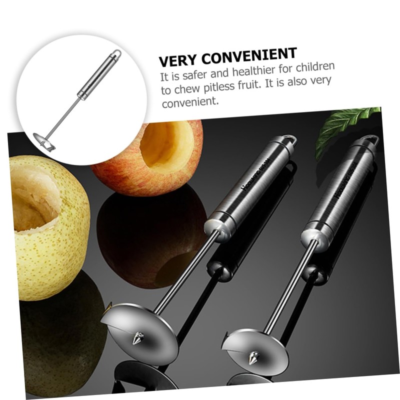 Mikinona Pear Cherry Apple Core Remover Stainless Steel Easy to