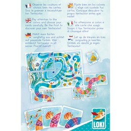 IELLO Loki Tentacolor - Ocean Explorer Drafting Game, Kids & Family,Games Ages 4+, 2-4 Players, 15 Min