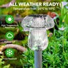 Benany Solar Lights Outdoor, 8 Pack Mushroom Lights Outside Waterproof,