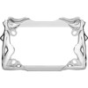 Cruiser Accessories 77930 MC Twins Motorcycle License Plate Frame, Chrome,