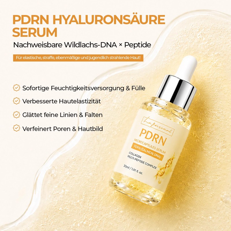 LA.PERSONAL Salmon DNA PDRN Serum Hyaluronic Acid Anti-Ageing Serum 30