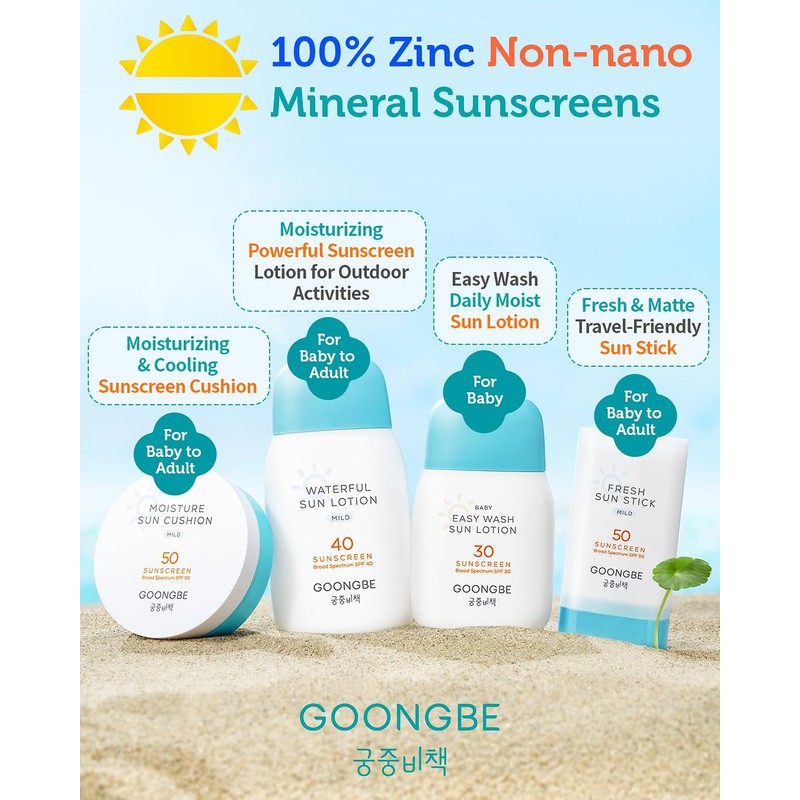 GOONGBE Fresh Sun Stick Mild SPF 50 - No White