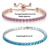 Wovanoo 2 Pieces Tennis Bracelets for Women Cubic Zirconia Bracelet