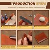 CBHGFEA 51-Piece Leather Working Kit: CBHGFEA Craft Tools Set with