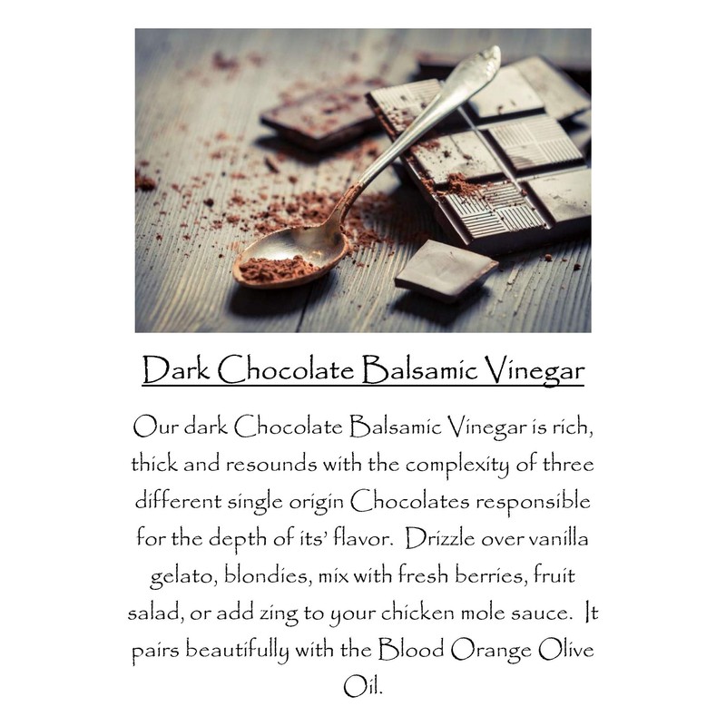 Robert's Infused Balsamic Vinegar - Dark Chocolate (750ml)