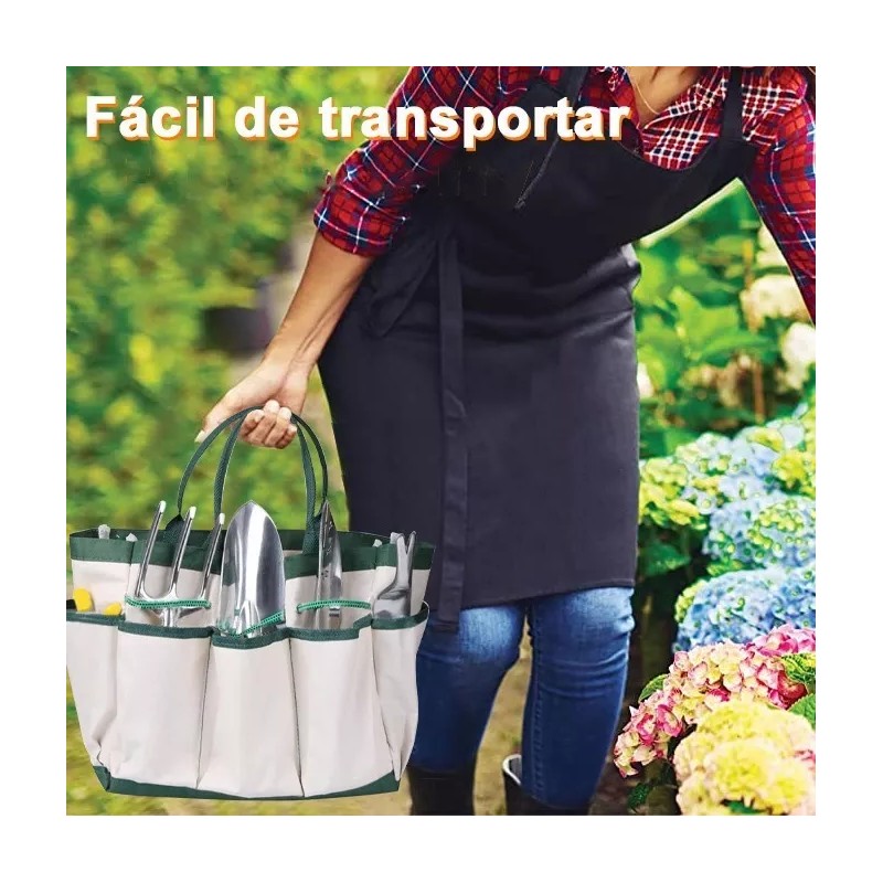 AZYAADIXX Juego De Herramientas De Jardín Kit Manual Jardinería 11pzs