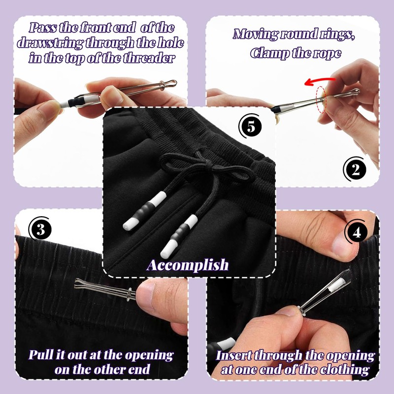 WALWAL 1 Pcs 51 Inch Replacement Drawstrings Cotton Drawstring Cord,