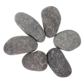 TEHAUX 6pcs Painting Rocks Stones for Arts Crafts for Boys and Girls Creative Projects for Home Decor Garden Decoration