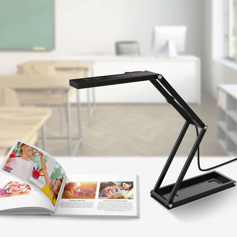 VIISAN Document Camera 13MP 4K with AF Lens, Foldable Webcam