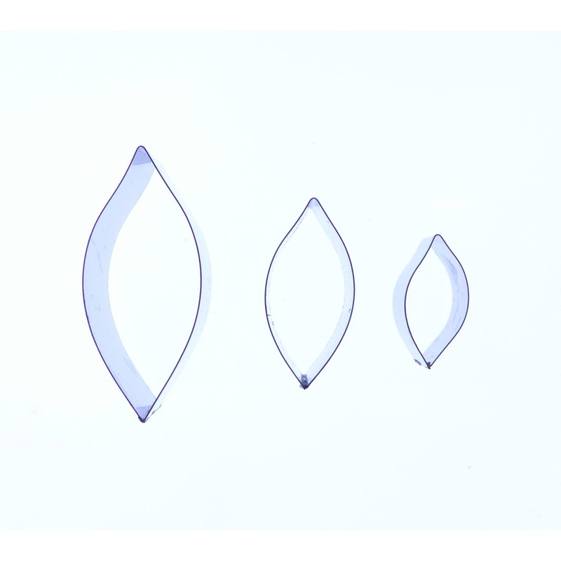 Periwinkle Leaf Cutter Set Sugarcraft Cutter - Stainless Steel