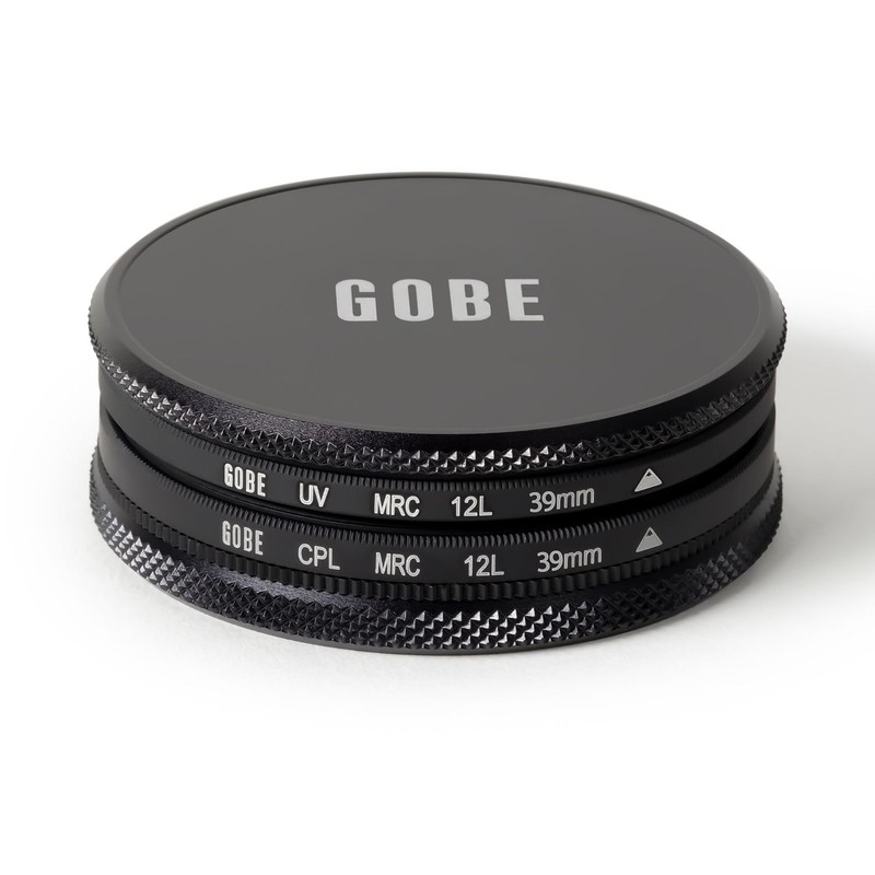 Gobe 72mm UV + Circular Polarizing (CPL) Lens Filter Kit