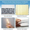 Reflective Gold Insulation Roll Double Bubble Heat Shield Garage Door