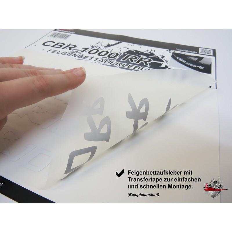 BIKE-label Rim Bed Sticker Compatible with Honda CBR 1000-RR 790002