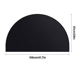 LUFEIS Fireproof Fireplace Mat, Fire Protection Mat, Spark Protection Plate for Fireplace, Fireproof Mat, Flame Retardant Mat, Fireproof Floor Protection Mat for Fireplaces, to Protect the Floor from