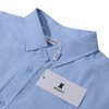 JEKAOYI Mens Casual Long Sleeve Cotton Linen Shirts Buttons Down