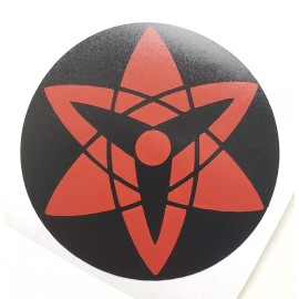 Sasuke Mangekyou Sharingan Eternal Eye Naruto Sticker Waterproof Decal! Laptop