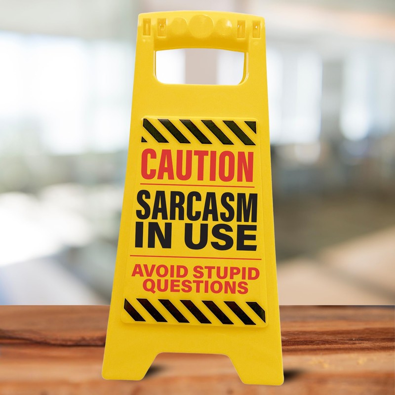Boxer Gifts Sarcasm in Use Novelty Desk Sign - Funny