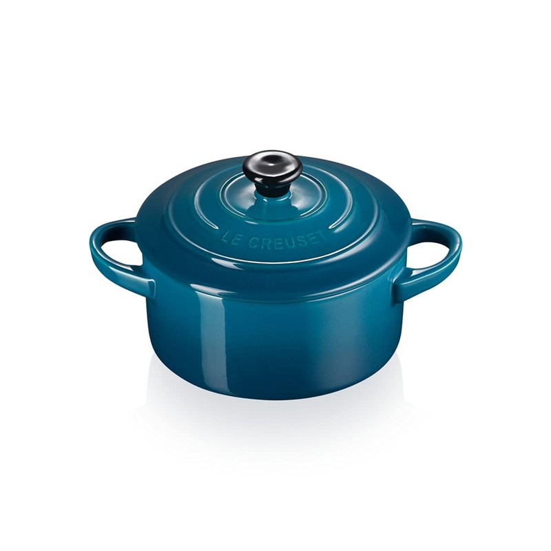 Le Creuset Stoneware Petite Round Casserole, 0.25 L, Deep Teal,