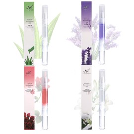 Sun&Beam Nails Cuticle Oil, Pen Type, Nail Care, Cuticle Care, Moisturizing, Repairing, Fingertip Treatment, Portable, Multiple Scents (4 Types of Floral)