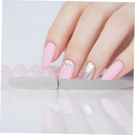 Healeved 6pcs Stainless Steel Nail Files Dual-sided Manicure Tools for Nail Care Lightweight and Portable for Home and Travel Use and Easy to Clean