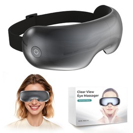 Aspria® Eyecloud Vision Eye Massager with Heat & Bluetooth Music, Visible Design, Air Pressure Massage, Eye Relaxation for Tired/Dry Eyes, Gift for Women, Men, Friends and Family
