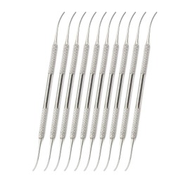 OdontoMed2011® 10 PCS PK Thomas 1 Dental Wax Carvers Modeling Restorative Double Ended Stainless Steel ODM