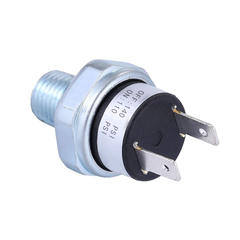 FanWayer Air Pressure Switch 1/4"-18 NPT 110-140 PSI 24V 12V