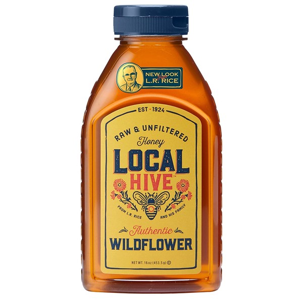 Local Hive Authentic Wildflower Raw & Unfiltered Honey, 16oz