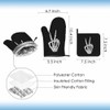 Samgula Hand Skeleton Oven Mitts and Pot Holders Sets Victory