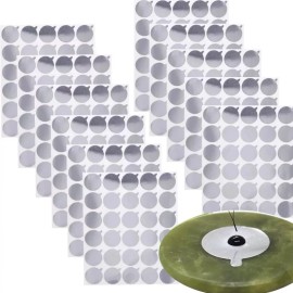 Unic 300 Etiquetas Metálicas Para Pegamento+ Piedra Jade Pestañas