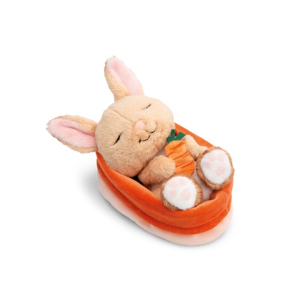 NICI Cuddly Toy Rabbit with Carrot 12 cm Sleeping in