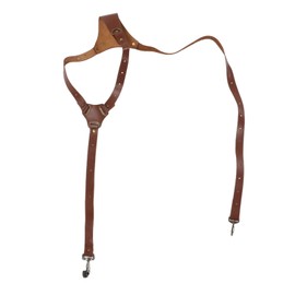 Camera Side Shoulder Strap Widened Scratch Proof Vintage Leather Digital SLR Camera Strap for Outdoor Mountaineering Right Shoulder Strap