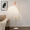 Hsyile Contemporary Modern Creative Floor Lamp with a Table,Suitable for