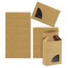 PATIKIL 3.8x2.8x1.2 Paper Soap Box with Window, 40 Pack Homemade